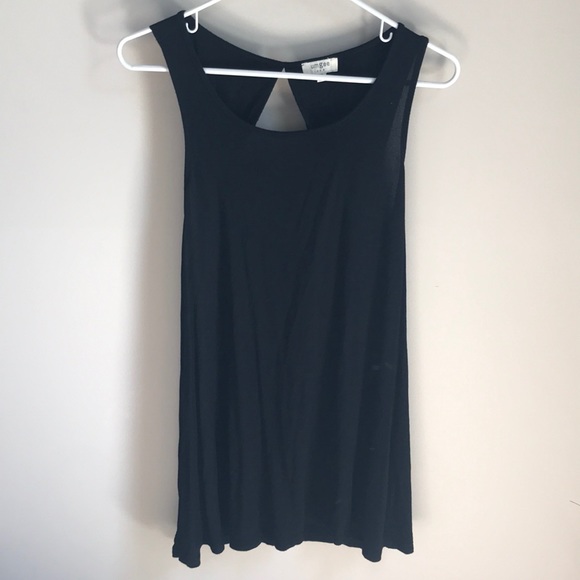 Black Tank Top Tunic - Picture 1 of 4